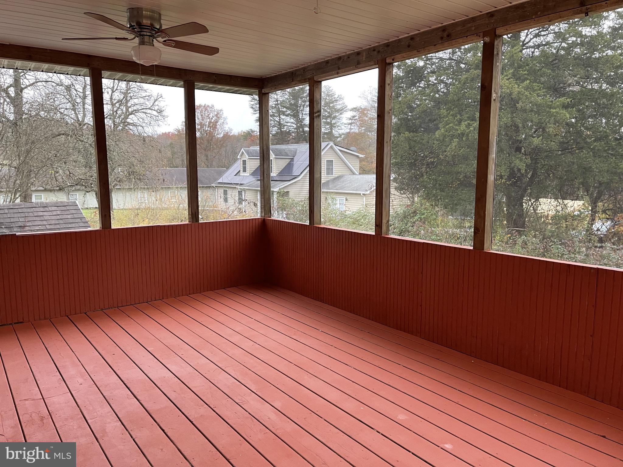 3165 Old Elk Neck Road Elkton, MD 21921 - Photo 32 of 50 Back screened porch with double ceiling fans