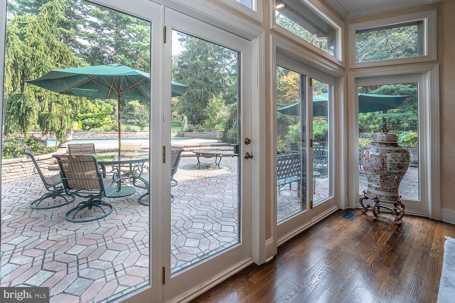 1405 Spring Mill Road Gladwyne, PA 19035 - Photo 23 of 54 View of Backyard from Dining Room