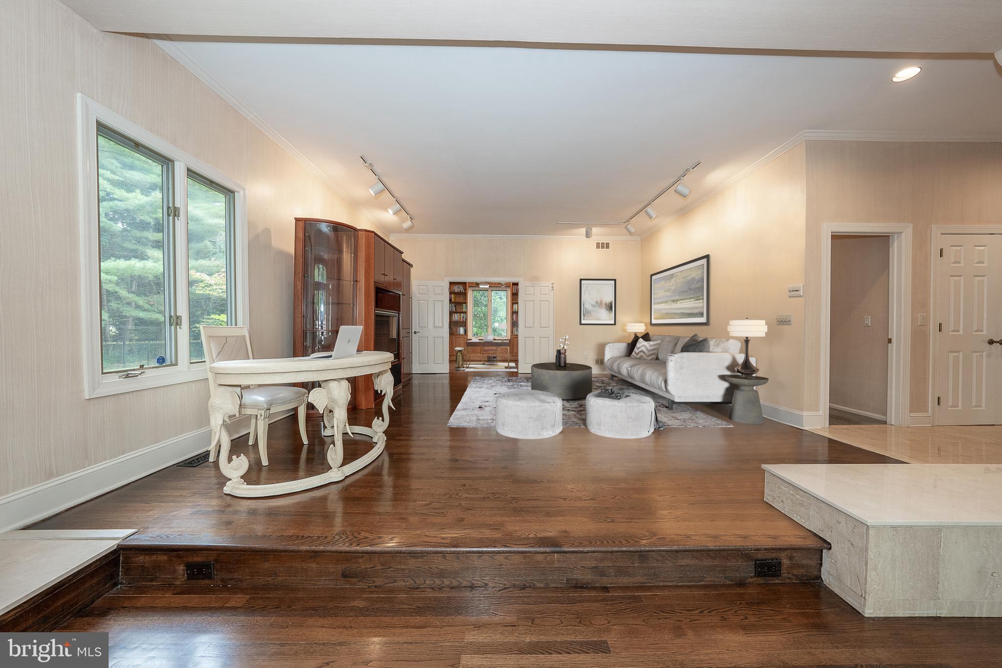 1405 Spring Mill Road Gladwyne, PA 19035 - Photo 8 of 54 Virtually Staged Family Room