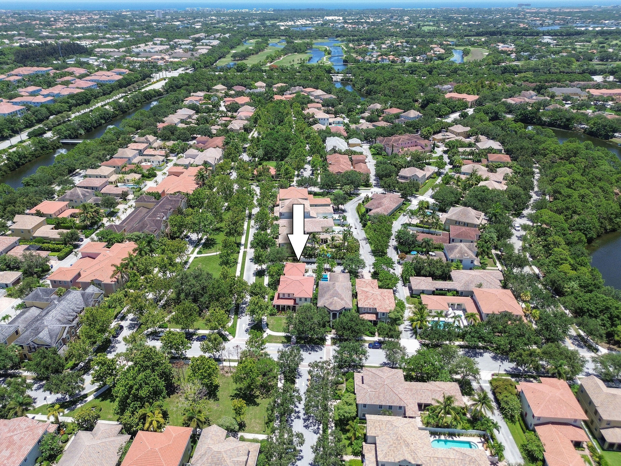 147 Killarney Court Jupiter, FL 33458 - Photo 52 of 68 Aerial