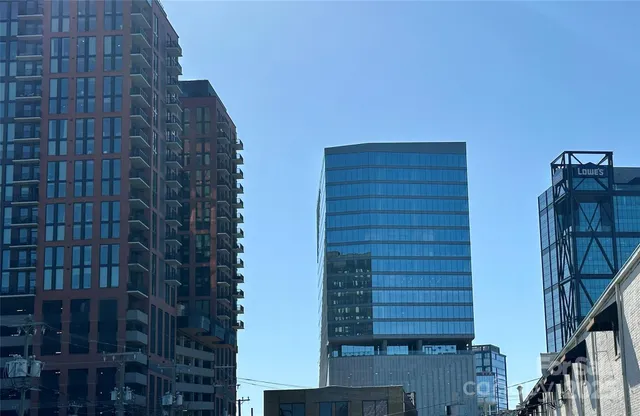a view of wooden staircase