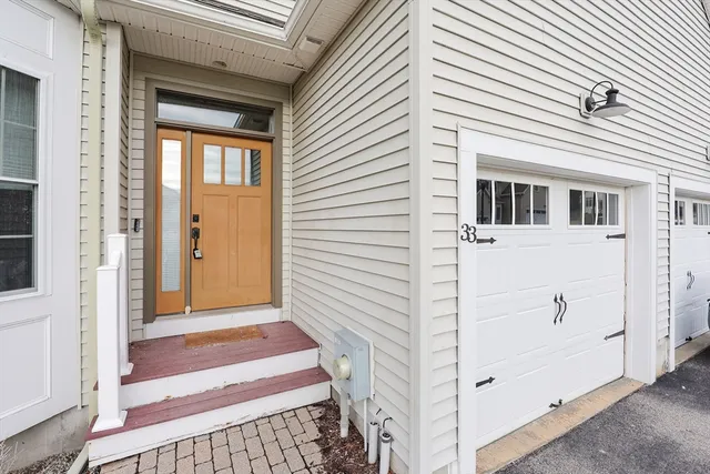 a view of front door of house