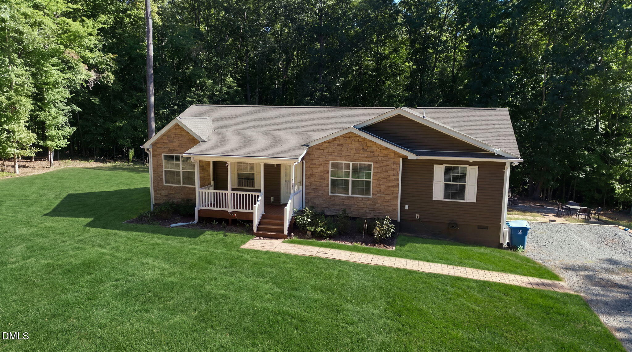 5665 Baptist Assembly Road Julian, NC 27283 - Photo 39 of 46 Front Exterior - grass has been virtually enhanced