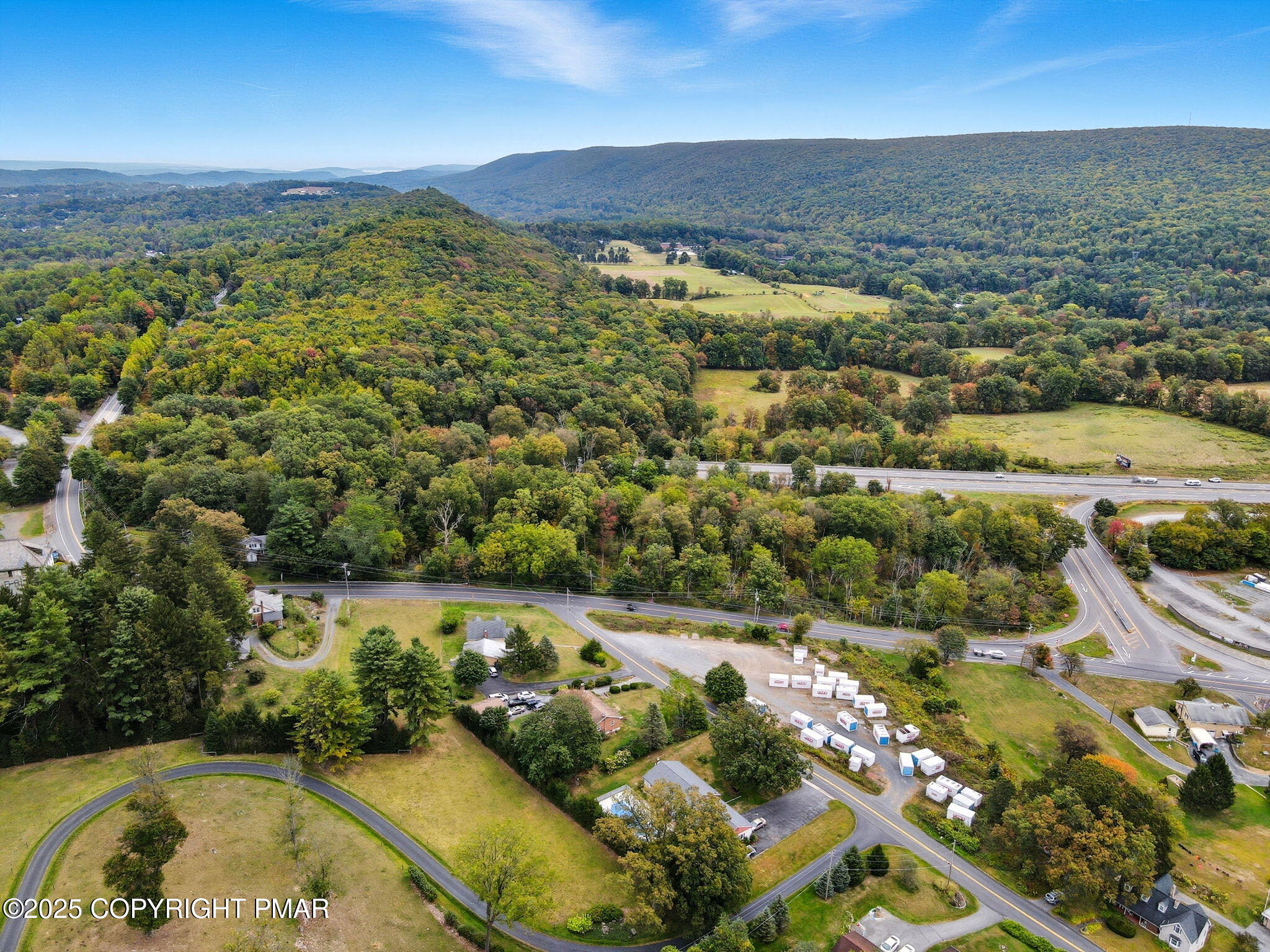 722 Rte 115 Saylorsburg, PA 18353 - Photo 7 of 16 an aerial view of residential houses with outdoor space