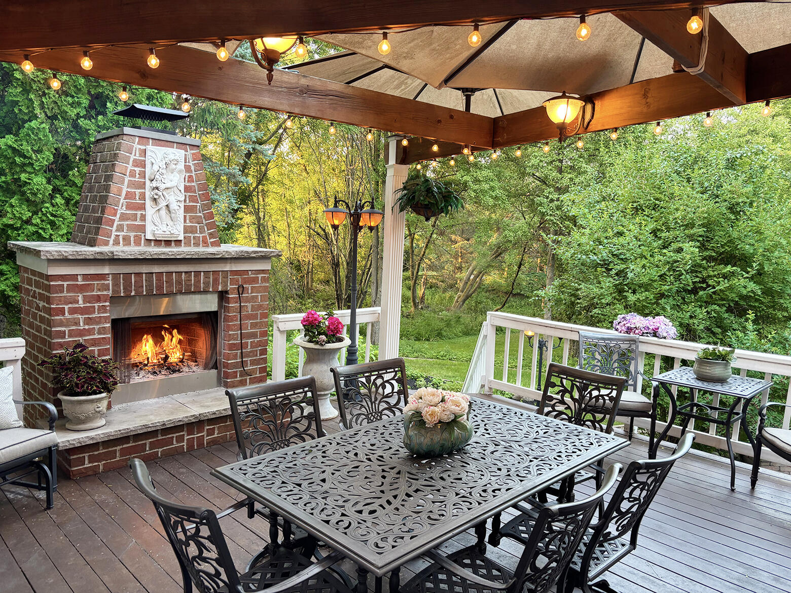 N27W5230 Hamilton Road Cedarburg, WI 53012 - Photo 41 of 50 This photo shows the ambiance of the exquisite backyard in the Summer