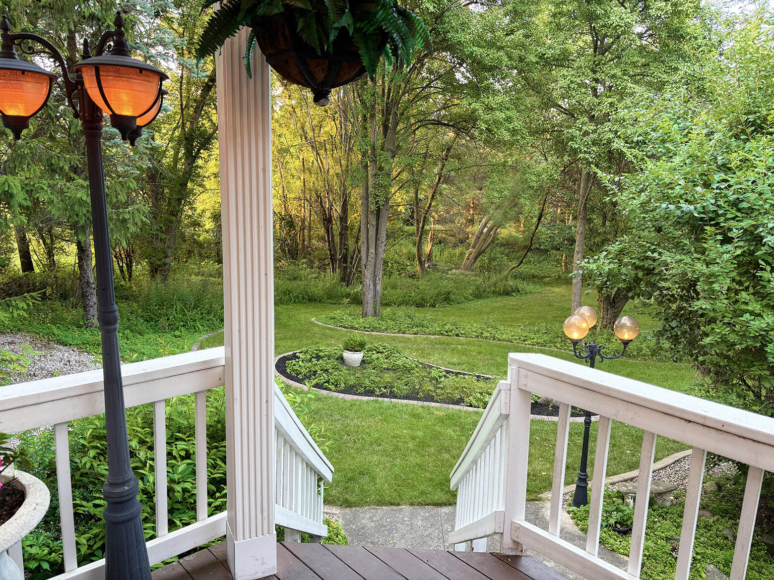 N27W5230 Hamilton Road Cedarburg, WI 53012 - Photo 44 of 50 This photo shows the ambiance of the exquisite backyard in the Summer