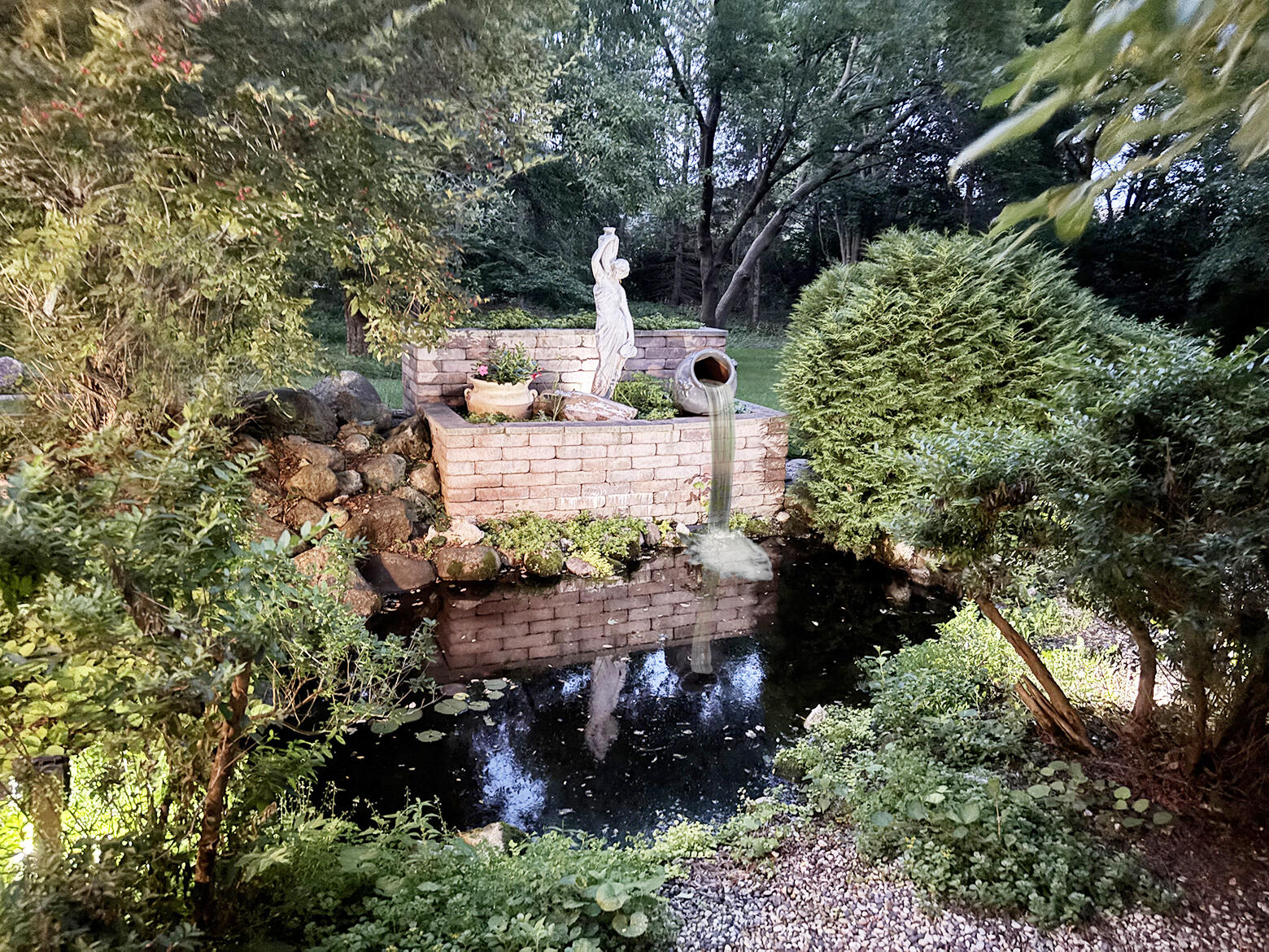N27W5230 Hamilton Road Cedarburg, WI 53012 - Photo 45 of 50 This photo shows the ambiance of the exquisite backyard in the Summer