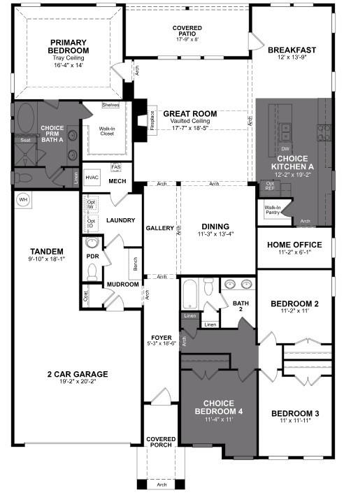 715 Soprano Drive Forney, TX 75126 - Photo 16 of 16 Beazer Homes Lovers Landing Manor Floorplan.