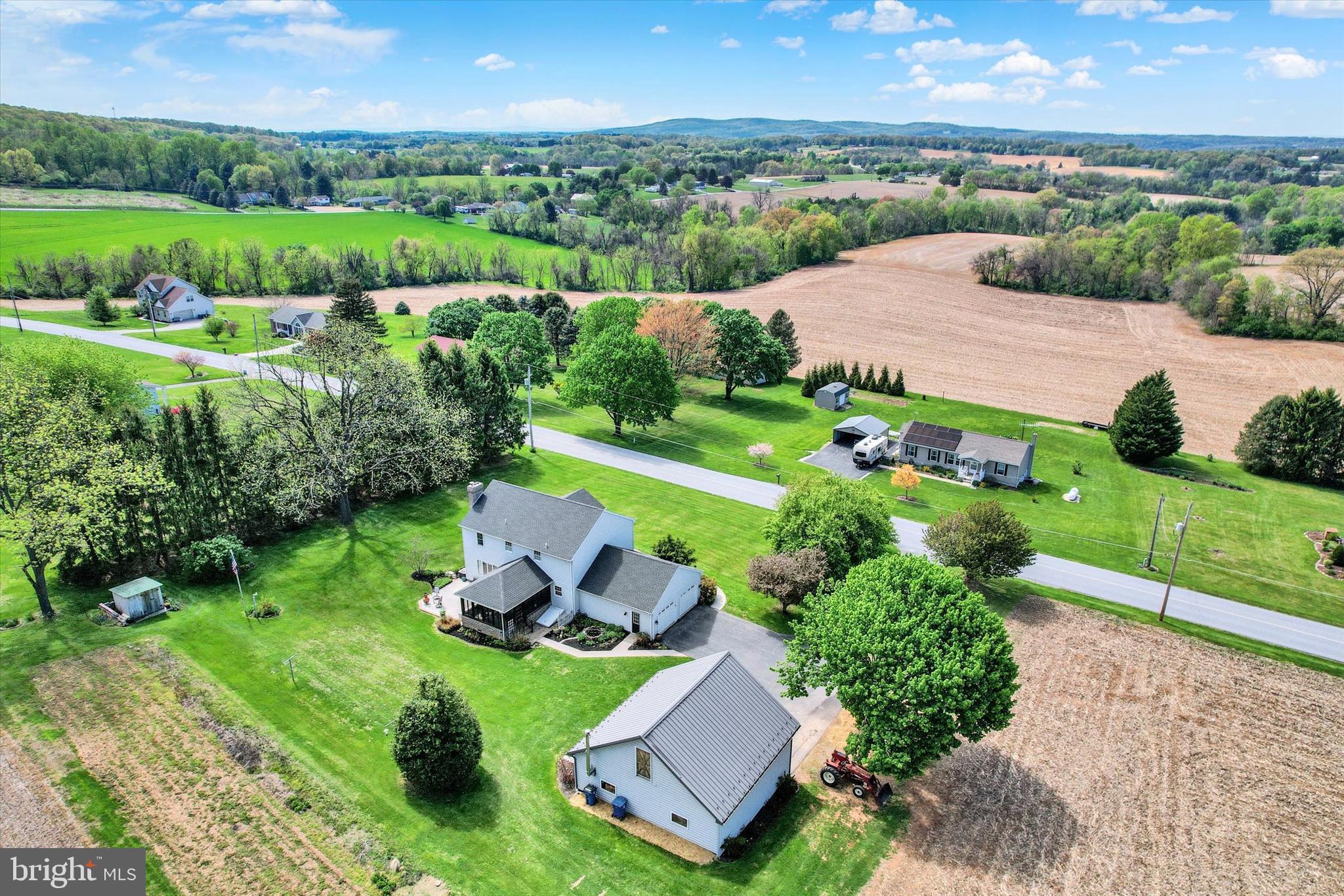2474 Meeting House Road Spring Grove, PA 17362 - Photo 42 of 51 an aerial view of a house with outdoor space and street view