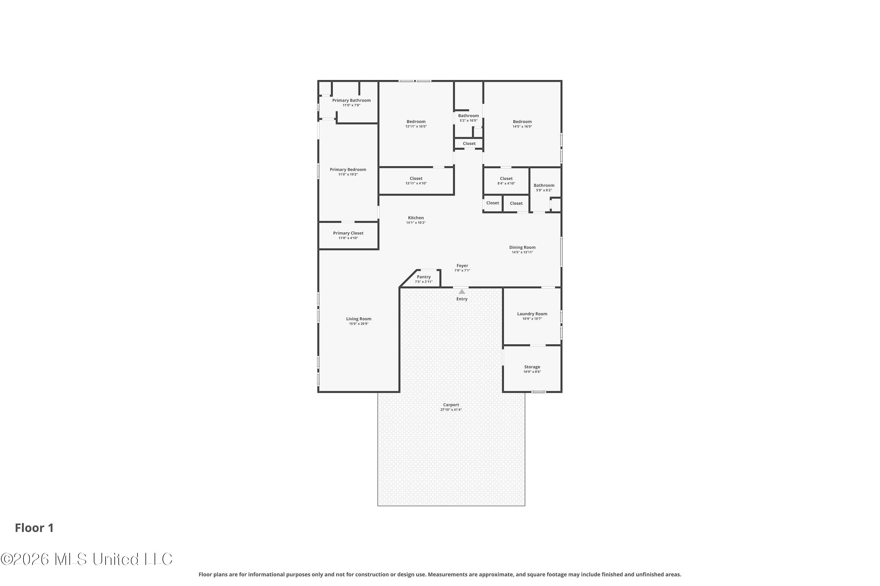 1059 Thomas School Road Lumberton, MS 39455 - Photo 39 of 50 Floor-1 (2)