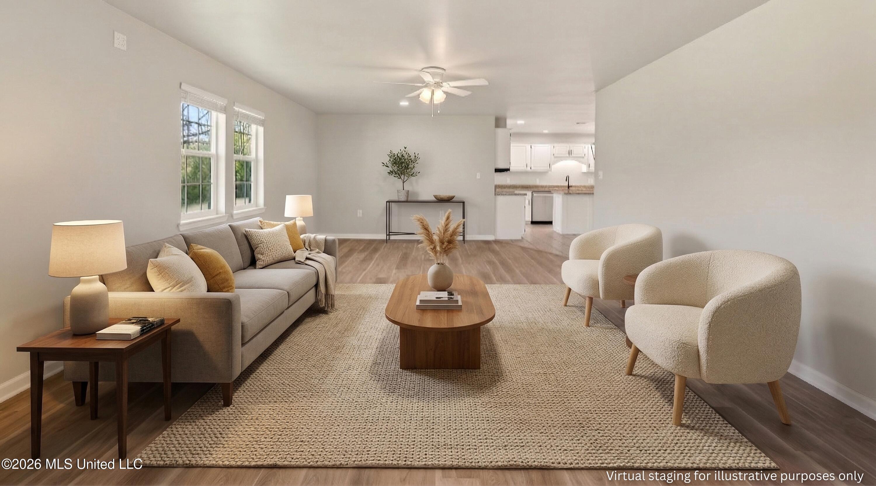 1059 Thomas School Road Lumberton, MS 39455 - Photo 10 of 50 Living room stage