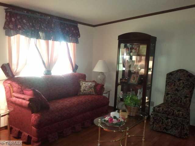 Living Room. Living room with beautiful laminate floors.