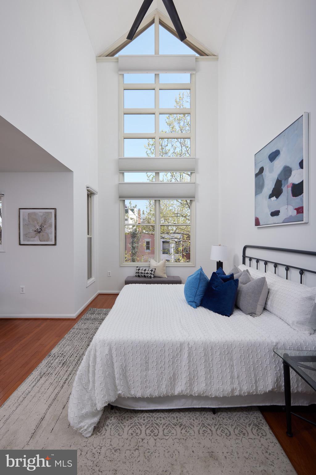255 14th Street Southeast, Unit A Washington, DC 20003 - Photo 20 of 28 a bedroom with a bed and a window