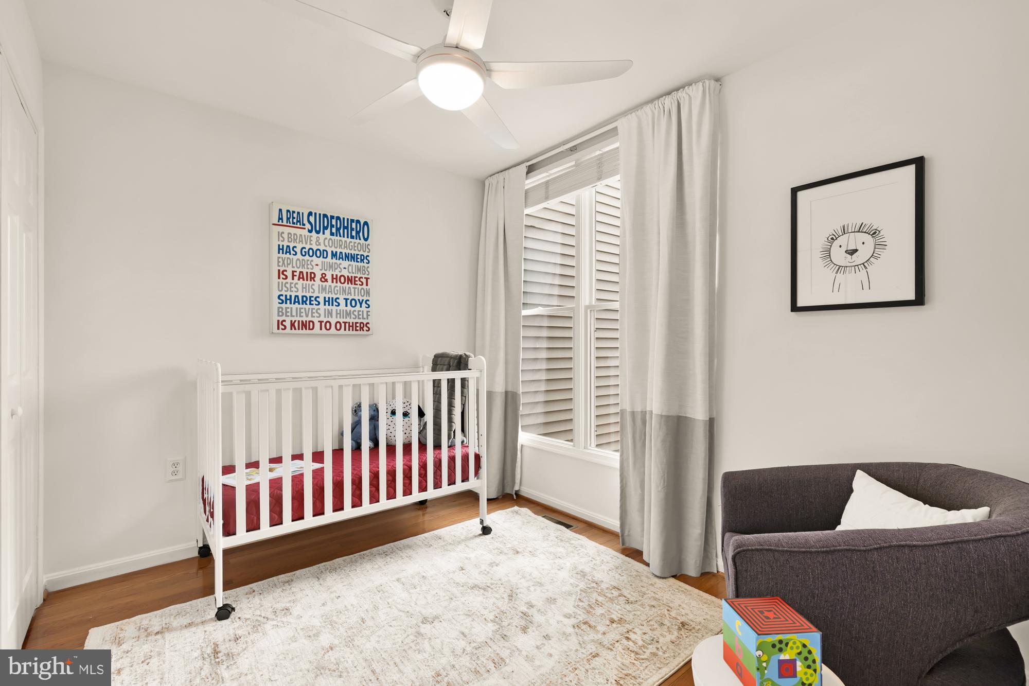 255 14th Street Southeast, Unit A Washington, DC 20003 - Photo 21 of 28 a view of a bedroom with furniture and window
