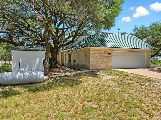 a backyard of a house