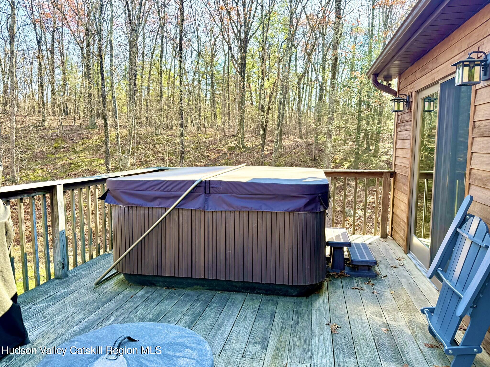 485 Potic Mountain Road Catskill, NY 12414 - Photo 33 of 46 a view of balcony with wooden floor and outdoor space