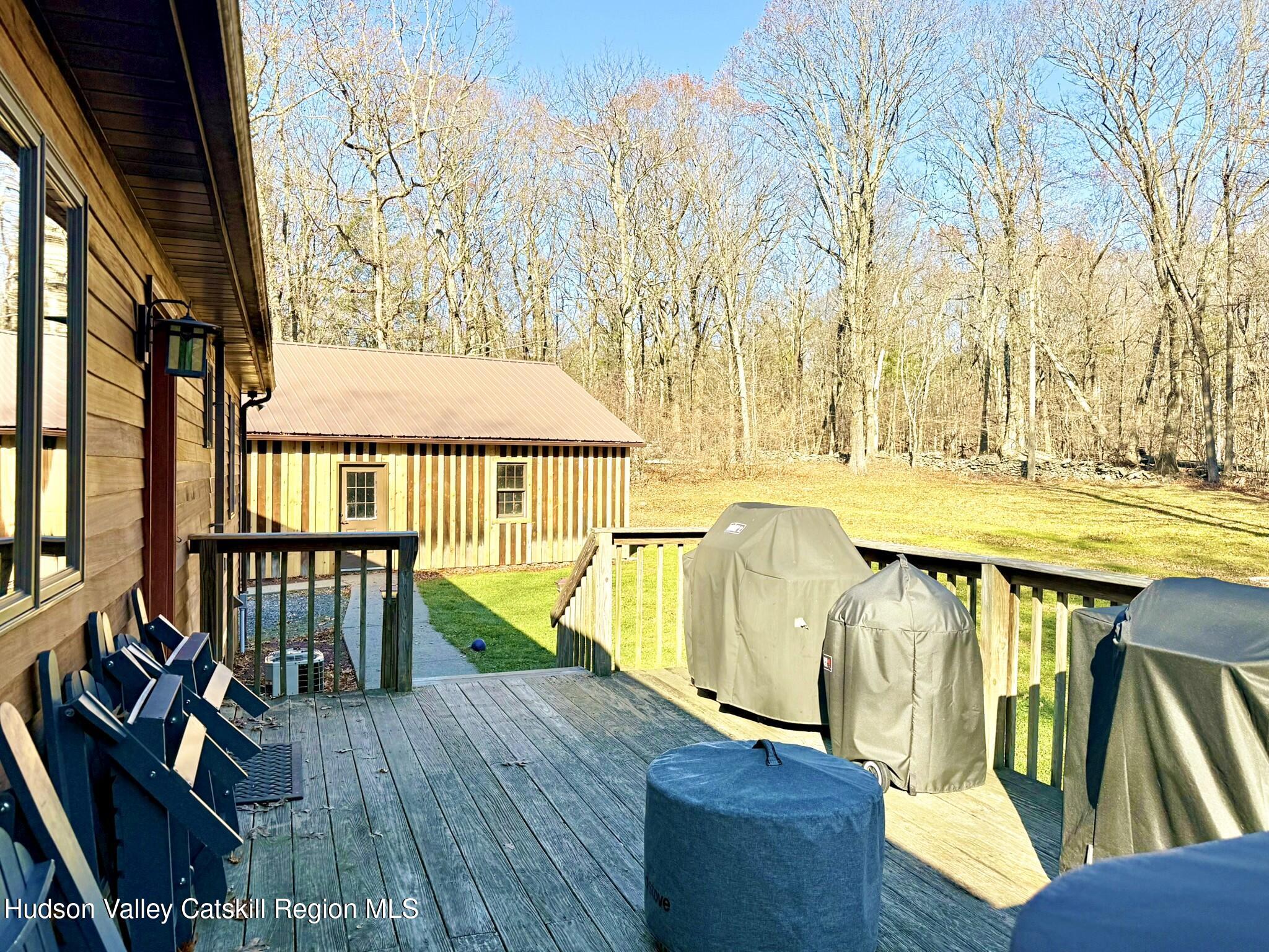 485 Potic Mountain Road Catskill, NY 12414 - Photo 34 of 46 a view of a balcony with chairs