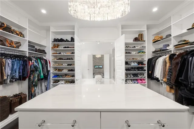 a view of room with gym equipment