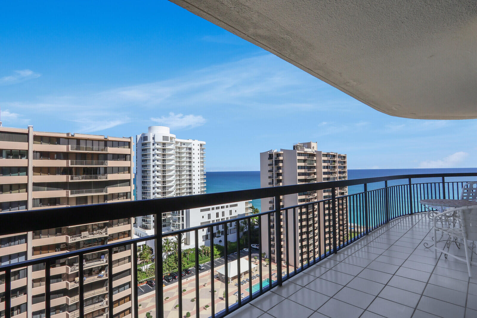 4100 North Ocean Drive, Unit 1501 Singer Island, FL 33404 - Photo 24 of 37 a view of balcony with wooden floor