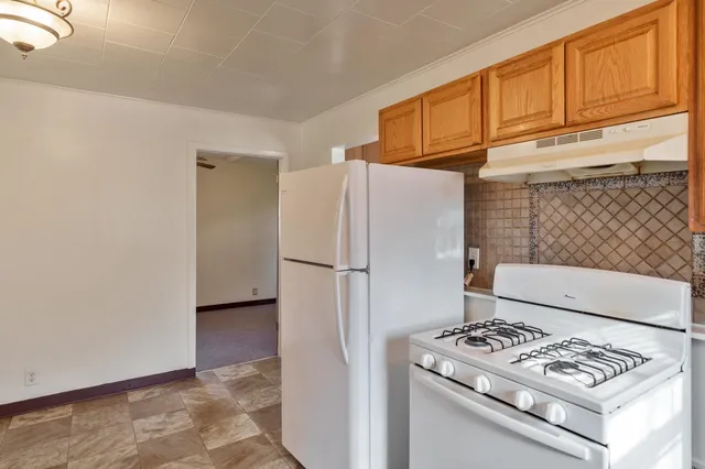 a living room with a large window
