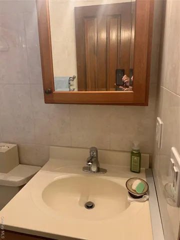 a bathroom with a sink and a toilet