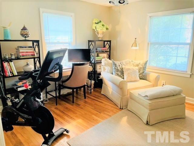 701 Dixie Trail Raleigh, NC 27607 - Photo 12 of 26 a living room with furniture and wooden floor