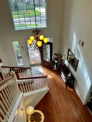 a view of a living room and a window