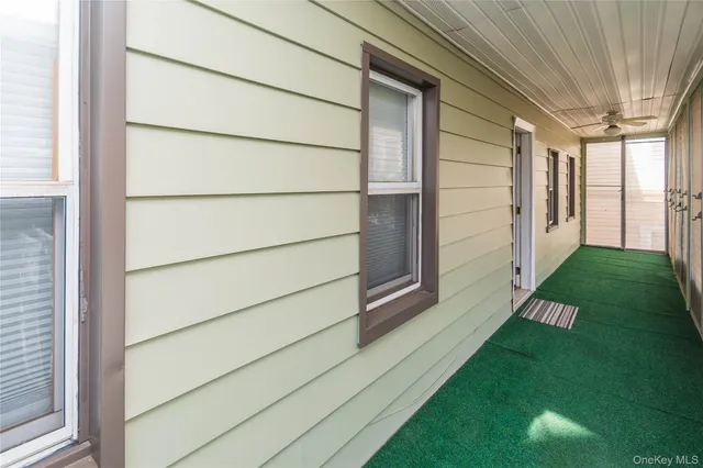 a view of front door