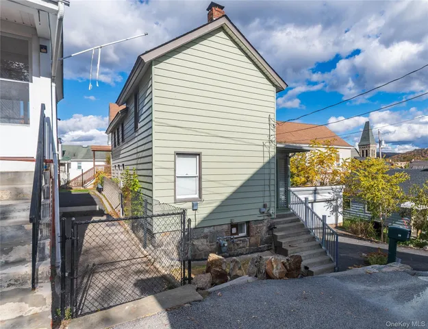 a view of a house with a patio