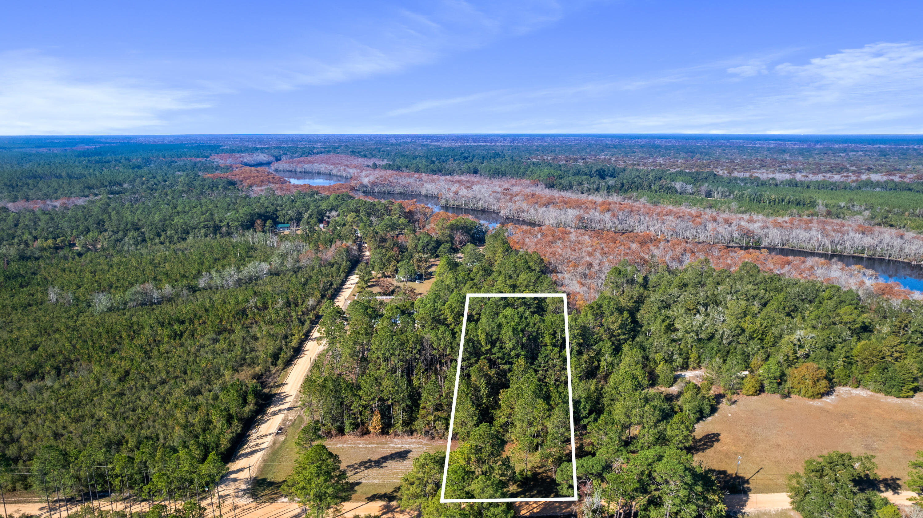 Lot B Anderson Road Ebro, FL 32437 - Photo 3 of 8 a view of a city with lush green forest