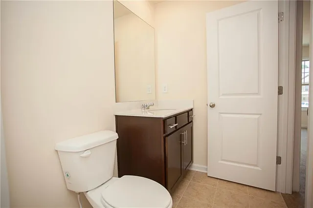 a view of an empty room