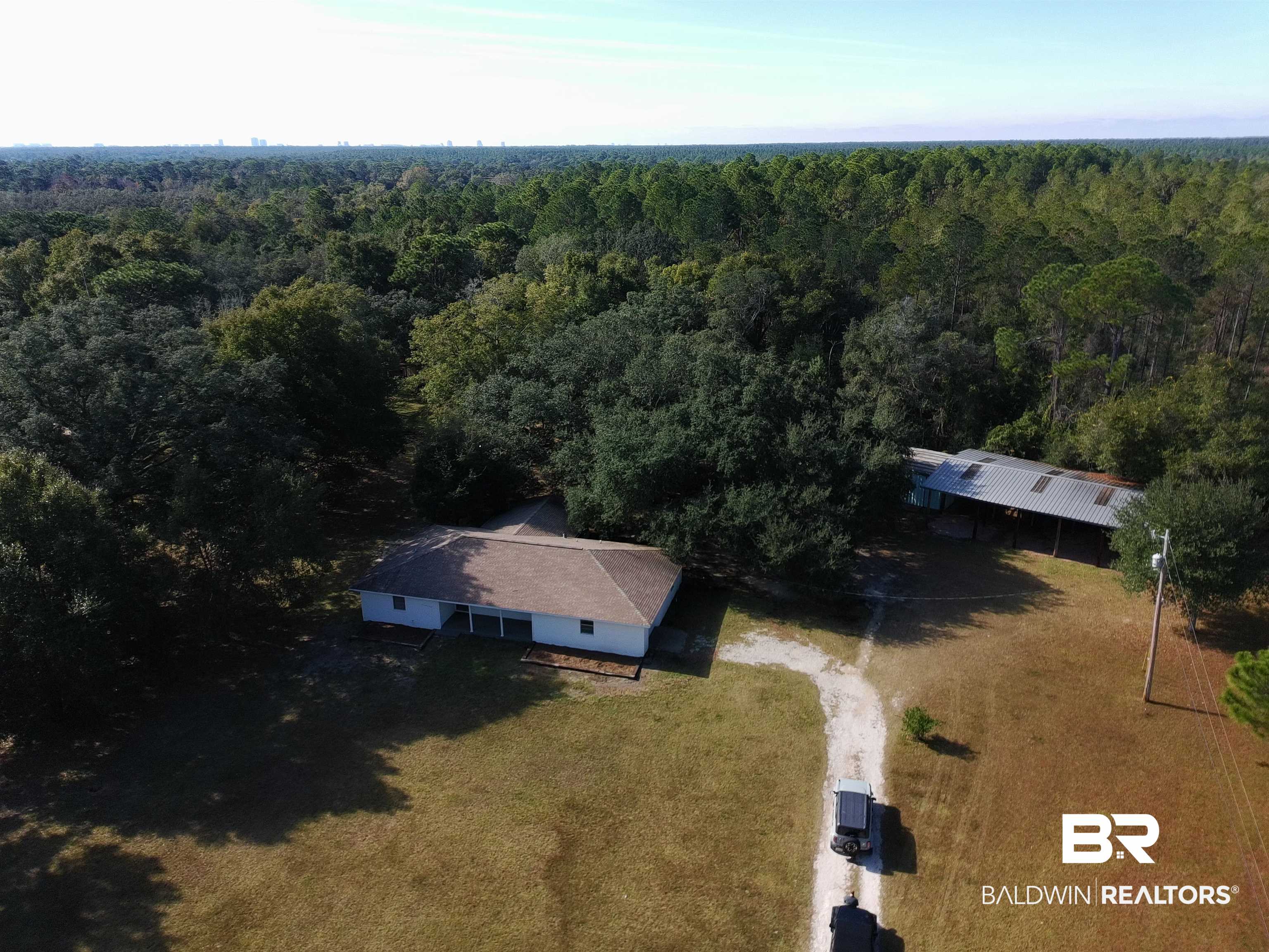 9565 Hildreth Drive Elberta, AL 36530 - Photo 2 of 15 Aerial view of property and surrounding area