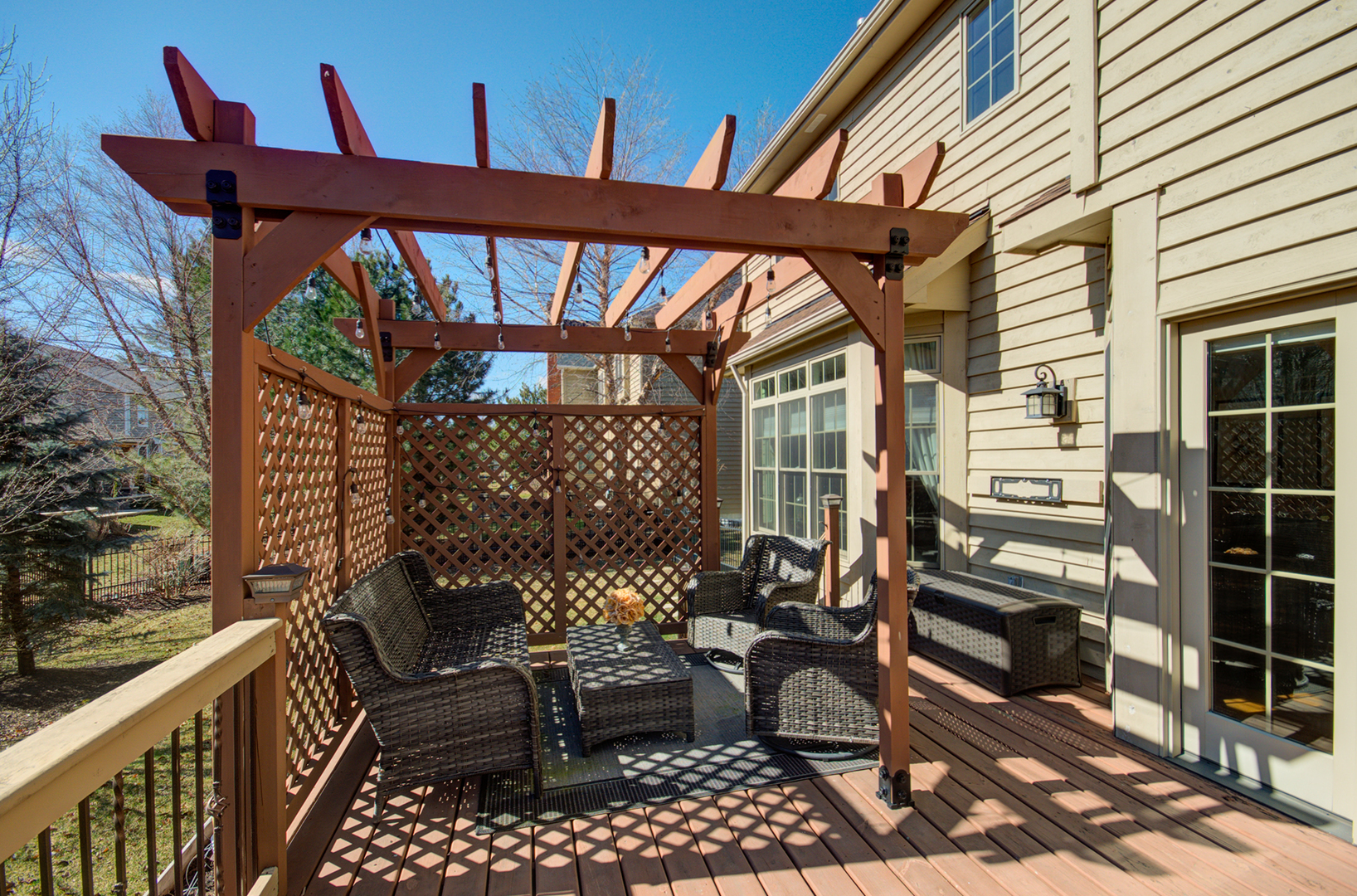 4036 Juneberry Road Naperville, IL 60564 - Photo 44 of 53 a view of a chairs and table in the balcony