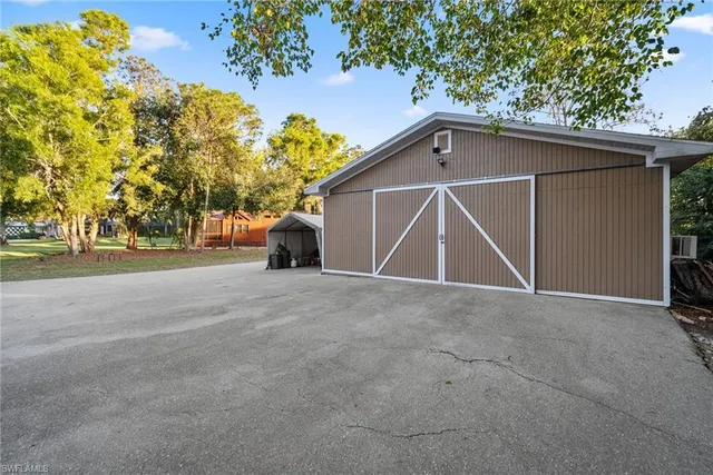 a view of swimming pool with a yard