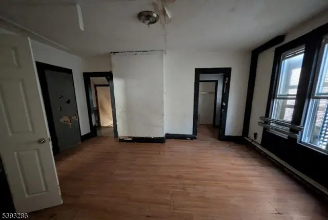 wooden floor in an empty room