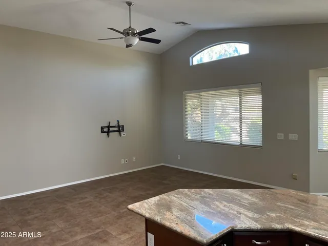 a view of an empty room