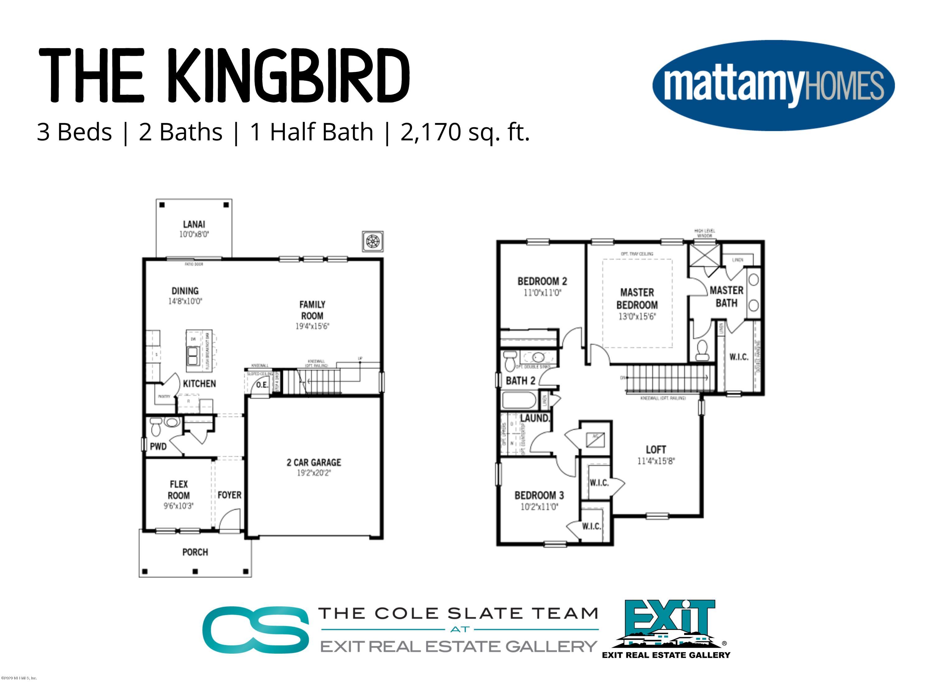 31 Cloverbrook Road St. Johns, FL 32259 - Photo 43 of 43 The Kingbird Floor Plan