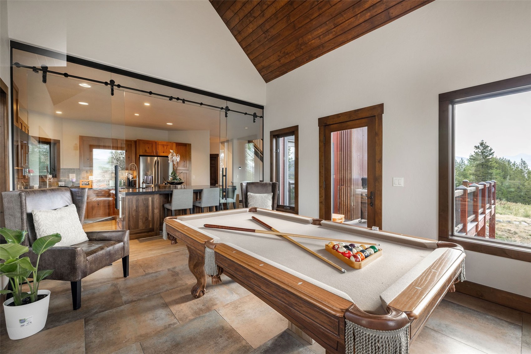 430 Giberson Road Frisco, CO 80443 - Photo 9 of 27 a room with pool table and windows