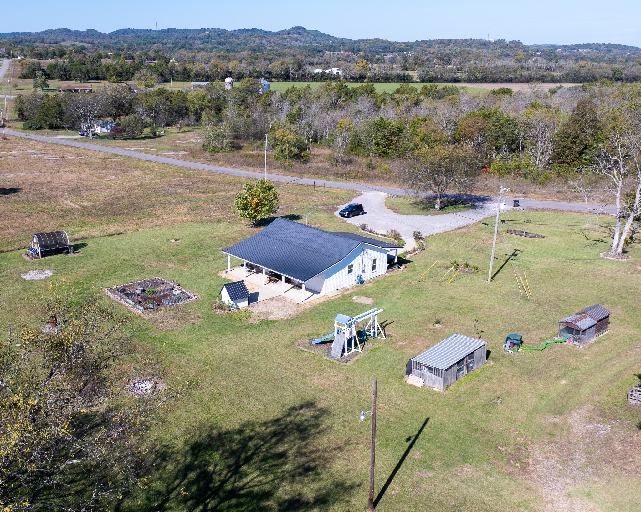 538 Mt Vernon Road Eagleville, TN 37060 - Photo 11 of 34 an aerial view of a house with outdoor space