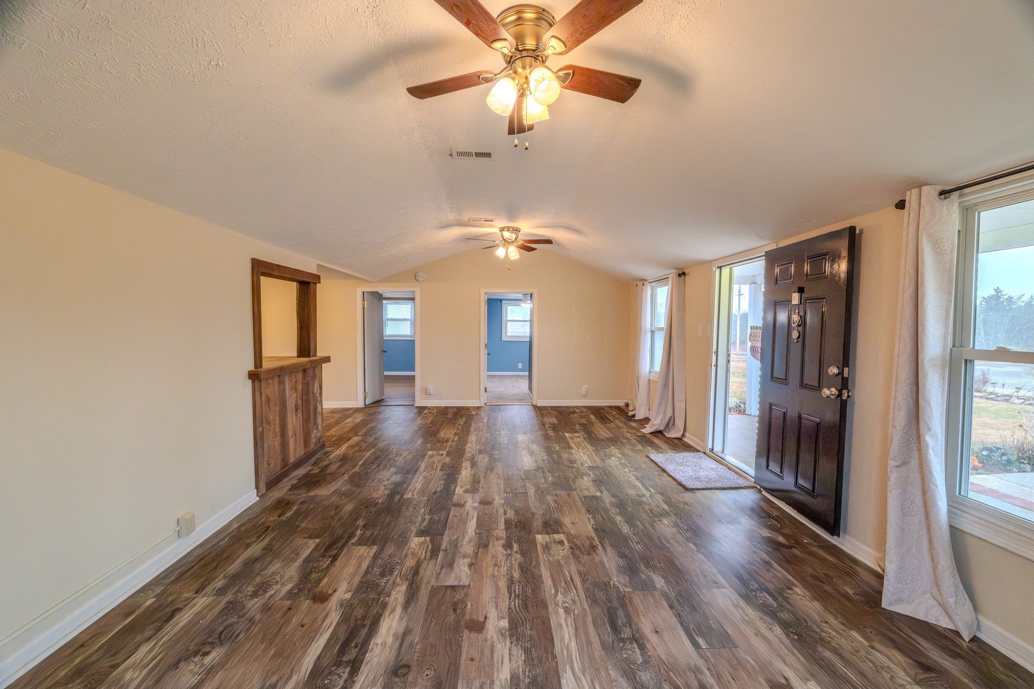 538 Mt Vernon Road Eagleville, TN 37060 - Photo 21 of 34 a view of empty room with wooden floor and fan