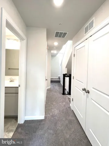 a view of a bathroom with a shower
