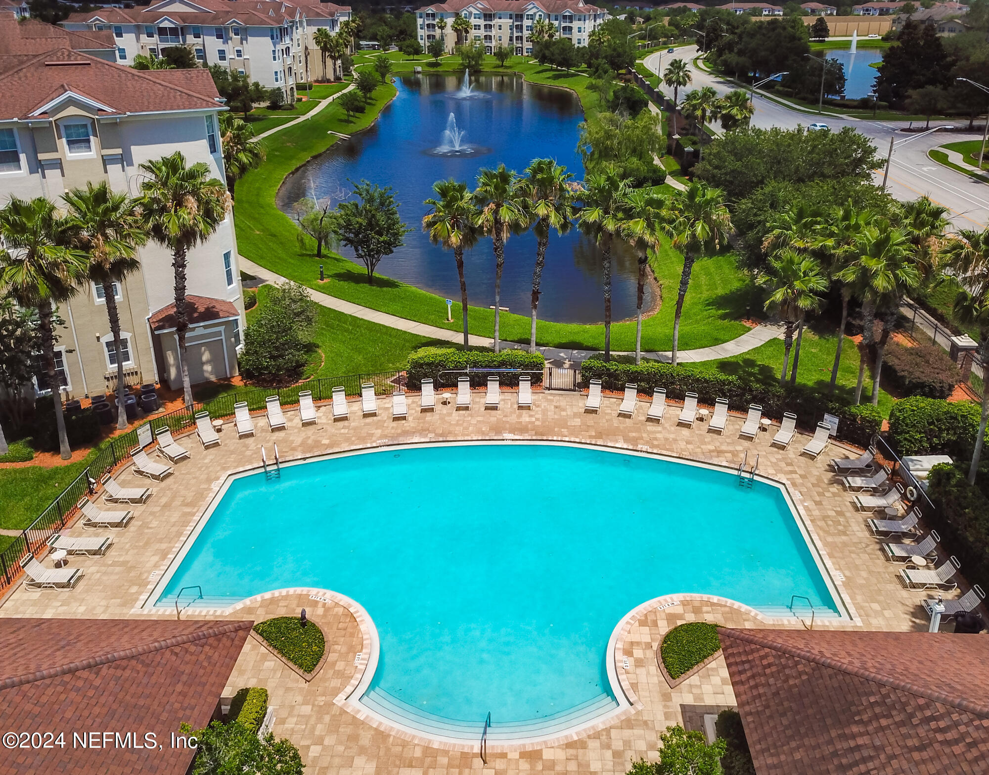 7801 Point Meadows Drive, Unit 5202 Jacksonville, FL 32256 - Photo 34 of 34 an aerial view of a house swimming pool patio and outdoor seating