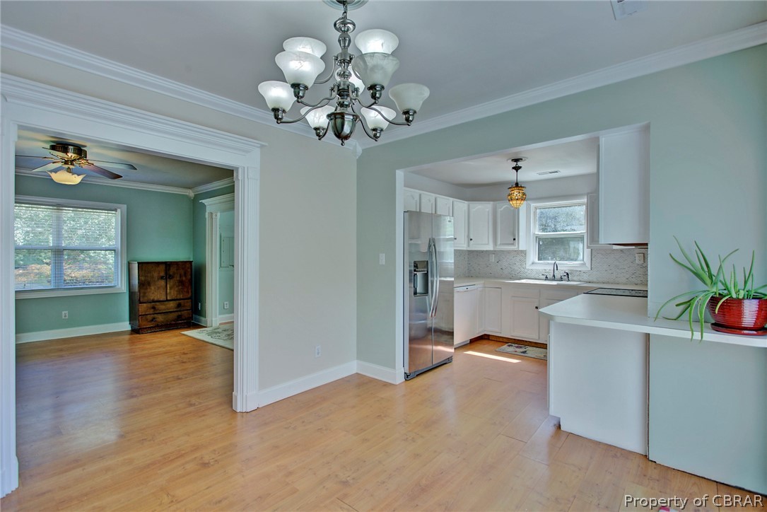 3464 Severn River Road Hayes, VA 23072 - Photo 12 of 30 Dining Area to Kitchen and Living Room