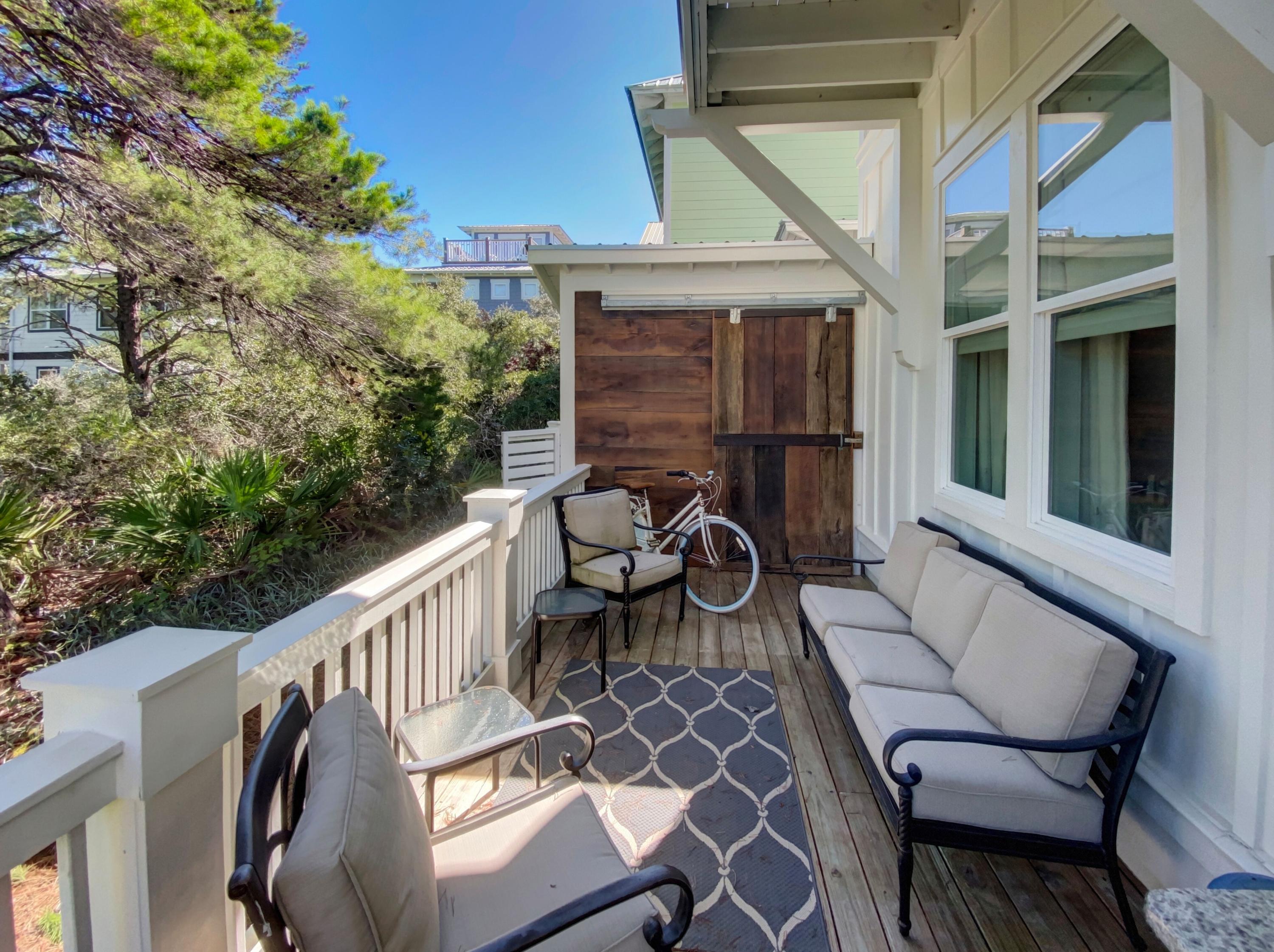 158 East Blue Crab Loop Inlet Beach, FL 32461 - Photo 35 of 43 a view of balcony and patio