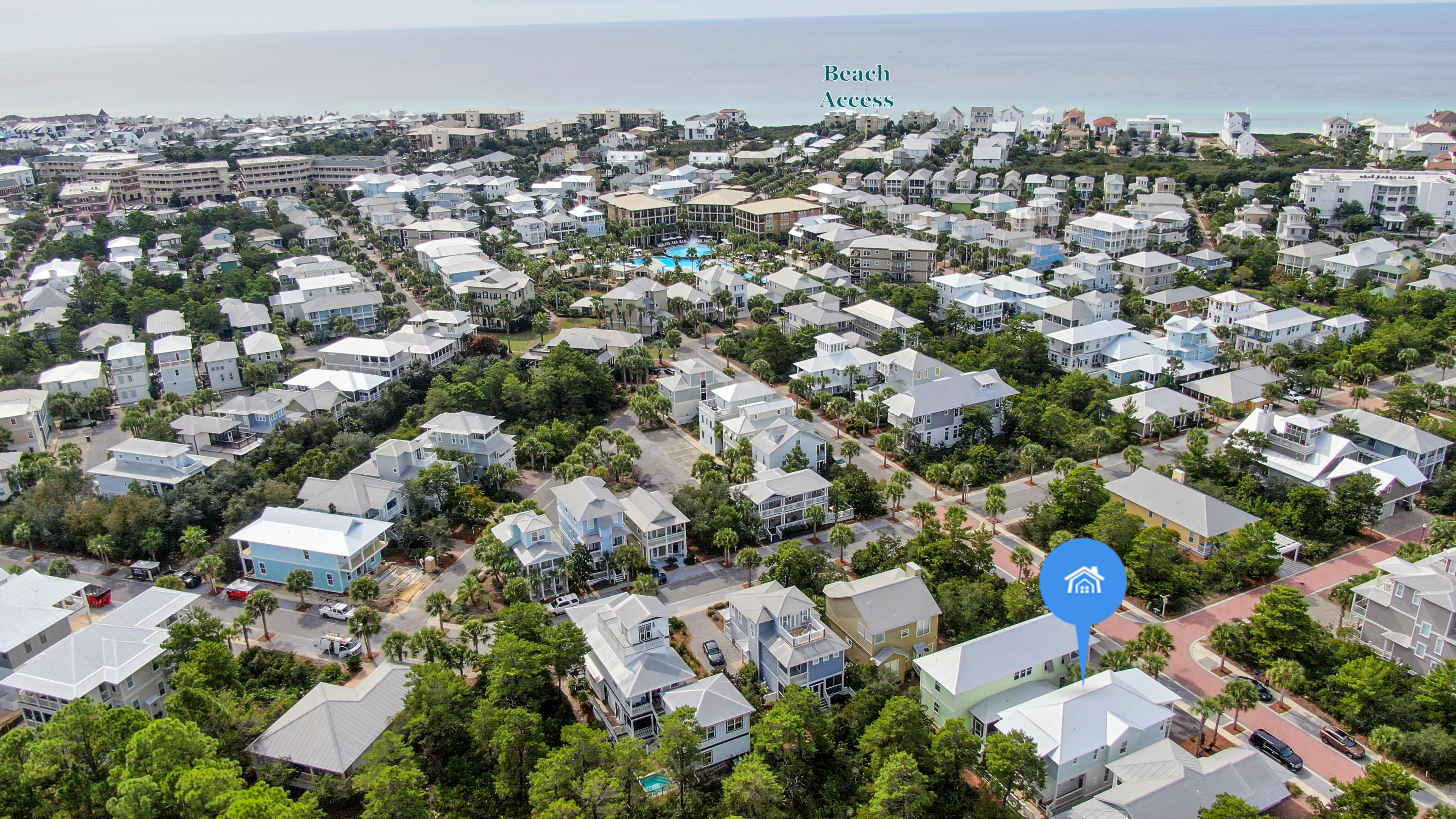 158 East Blue Crab Loop Inlet Beach, FL 32461 - Photo 38 of 43 an aerial view of a city