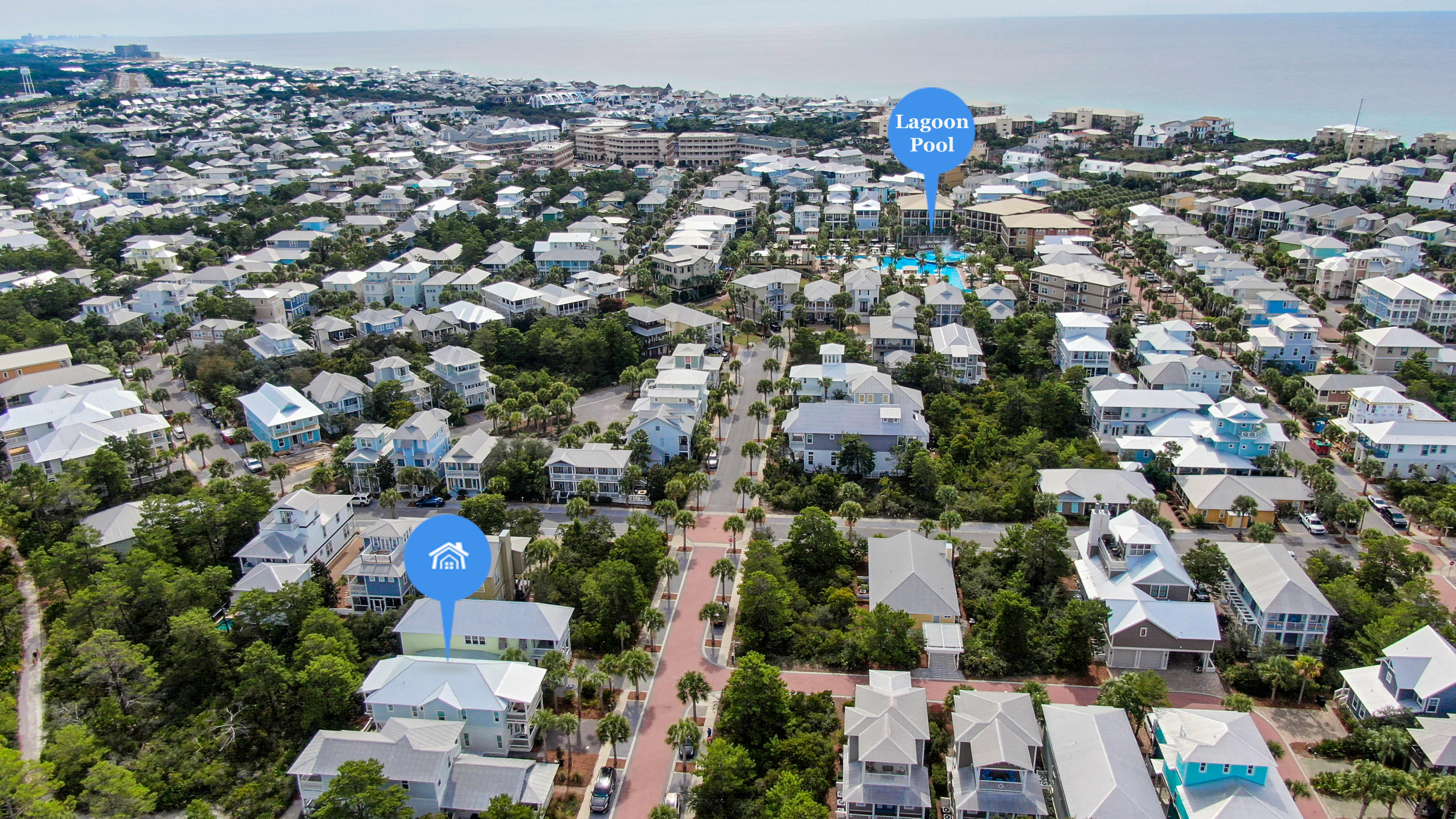 158 East Blue Crab Loop Inlet Beach, FL 32461 - Photo 39 of 43 an aerial view of multiple house