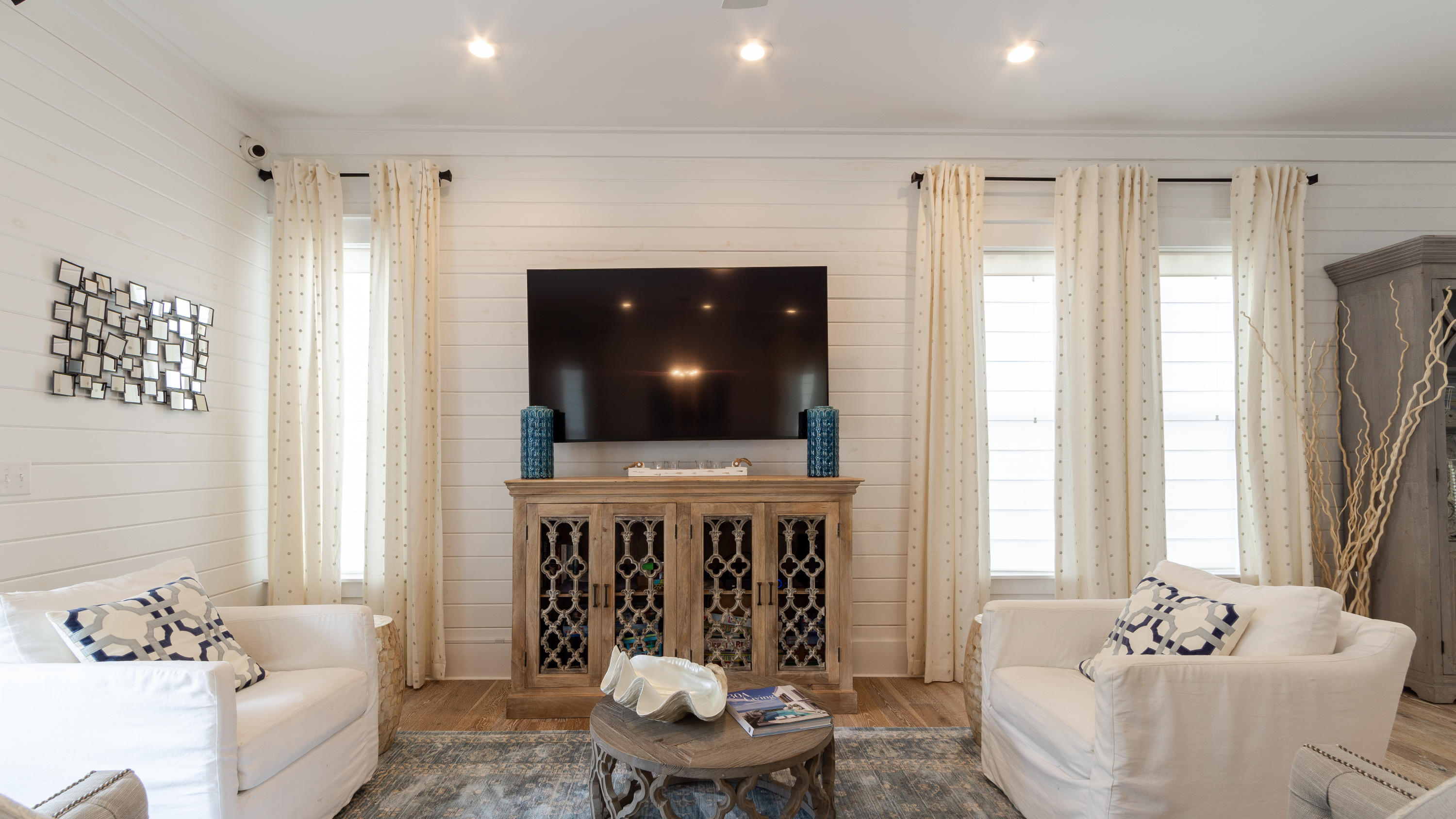 158 East Blue Crab Loop Inlet Beach, FL 32461 - Photo 9 of 43 a living room with furniture and window