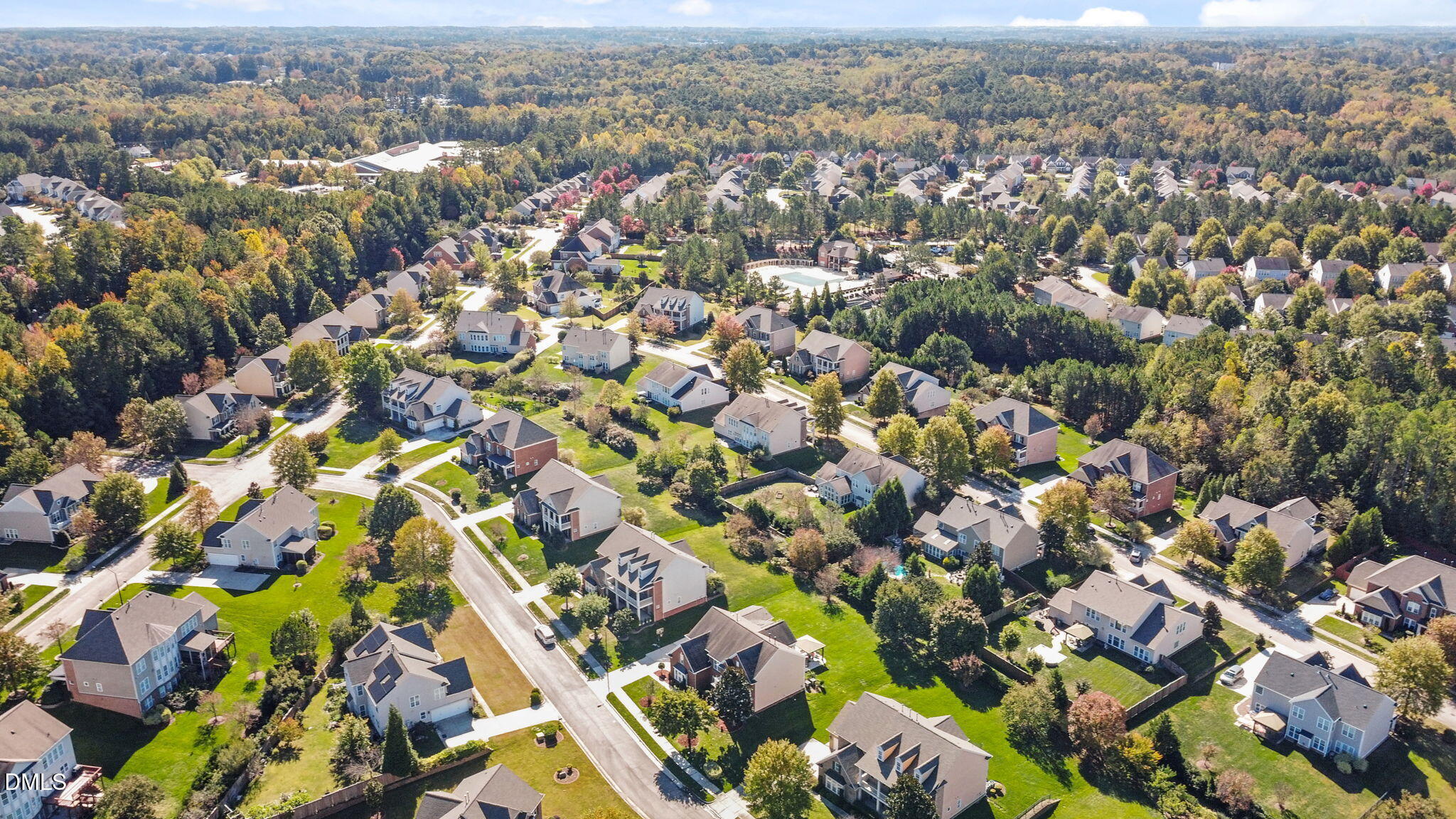 112 Rapport Drive Cary, NC 27519 - Photo 21 of 72 an aerial view of residential houses with city view