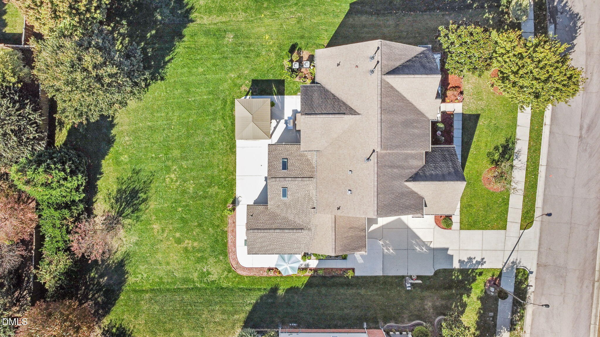 112 Rapport Drive Cary, NC 27519 - Photo 22 of 72 an aerial view of a house with yard swimming pool and outdoor seating