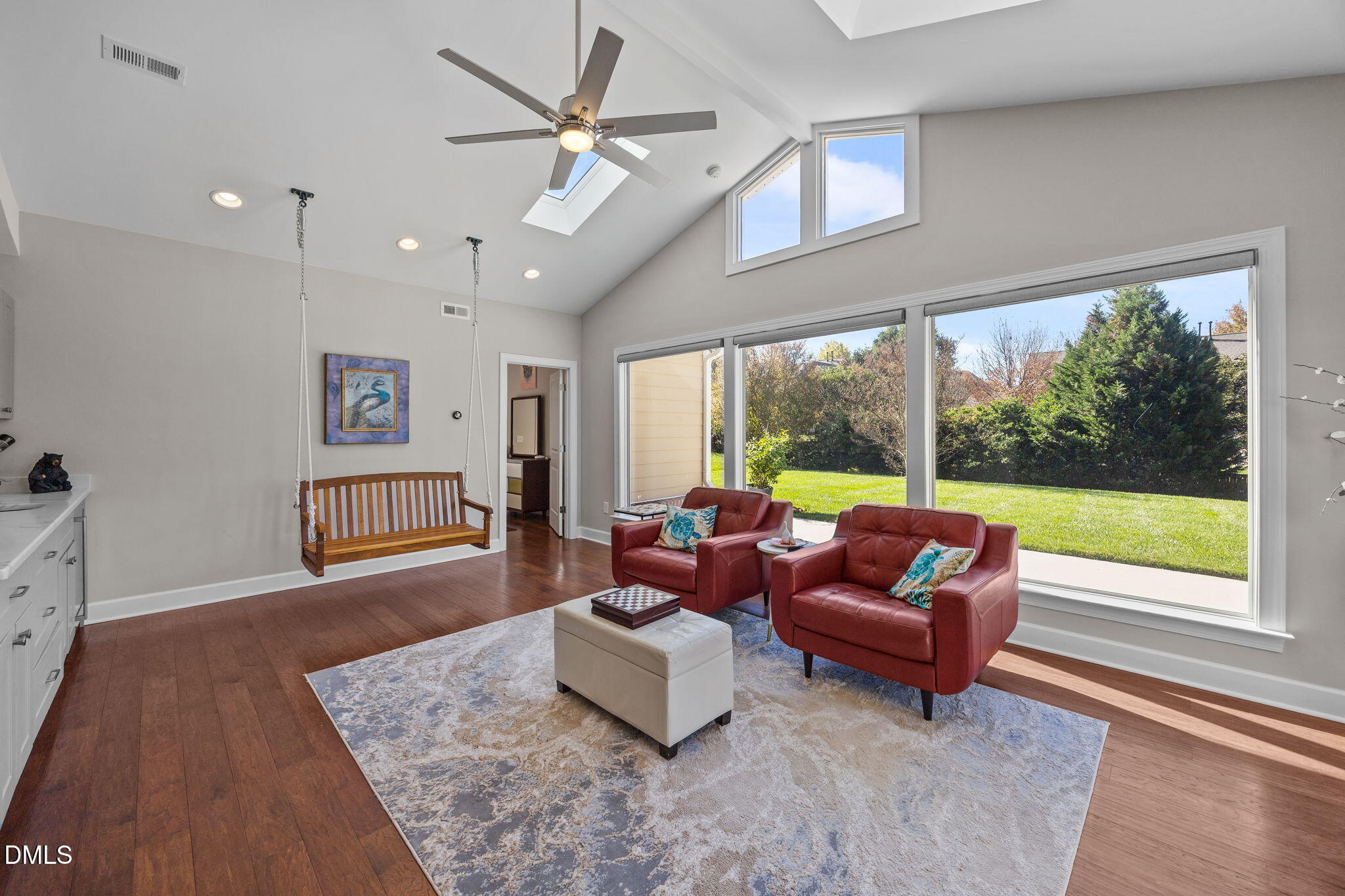 112 Rapport Drive Cary, NC 27519 - Photo 40 of 72 a living room with furniture and a large window